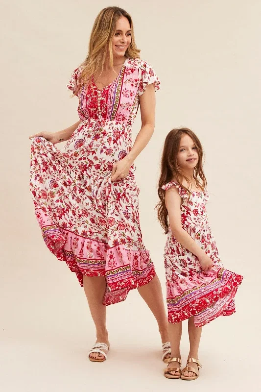 pink-boho-kids-midi-dress-tiered-kd15827b-81rb