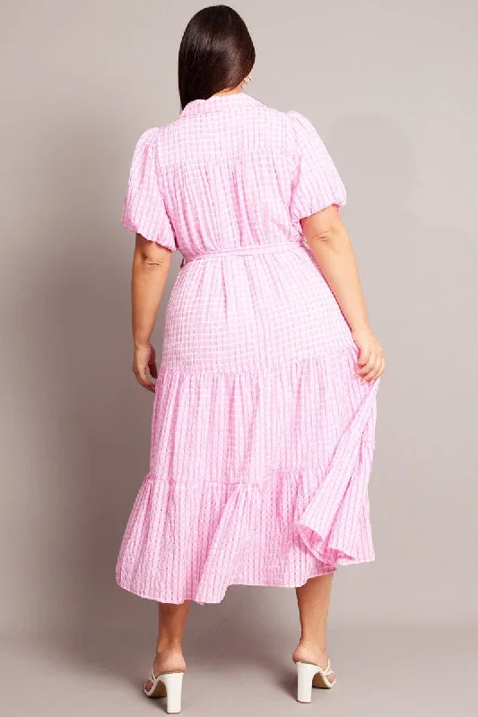 pink-midi-dress-short-sleeve-shirt-check-cdd2101-35rb-1