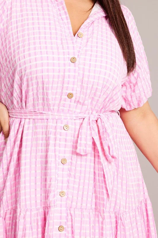 pink-midi-dress-short-sleeve-shirt-check-cdd2101-35rb-1