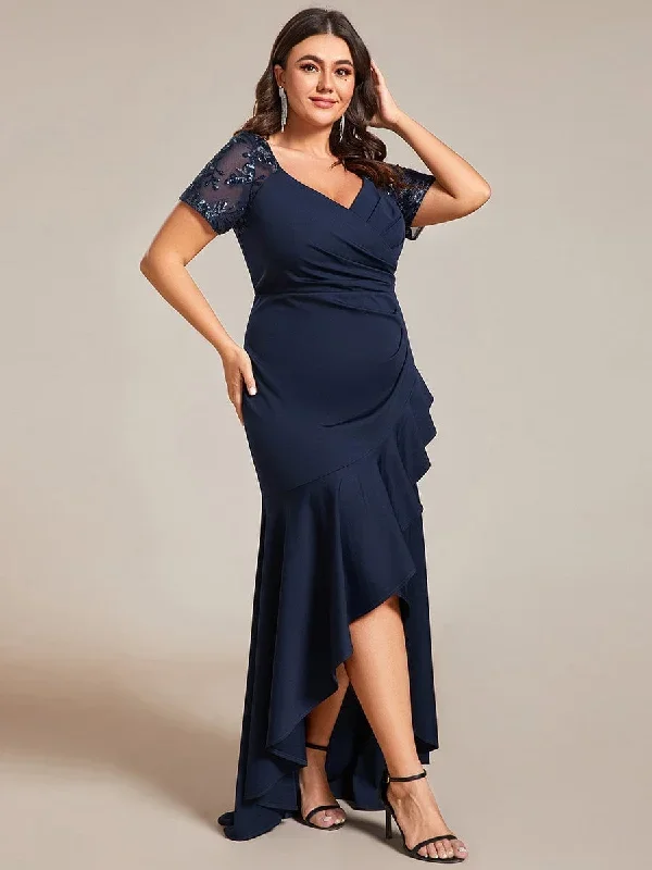 plus-size-high-low-v-neck-bodycon-fishtail-formal-evening-dress-ee02098