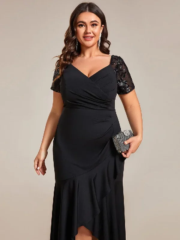 plus-size-high-low-v-neck-bodycon-fishtail-formal-evening-dress-ee02098