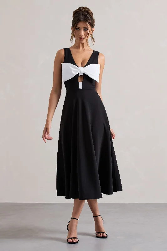 primrose-black-plunge-neck-midi-dress-with-white-bow-cl132335240