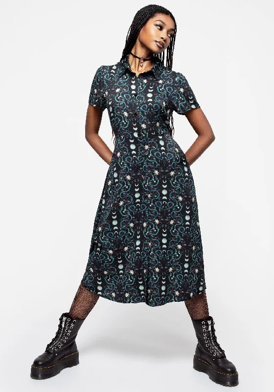 pythia-print-midi-shirt-dress