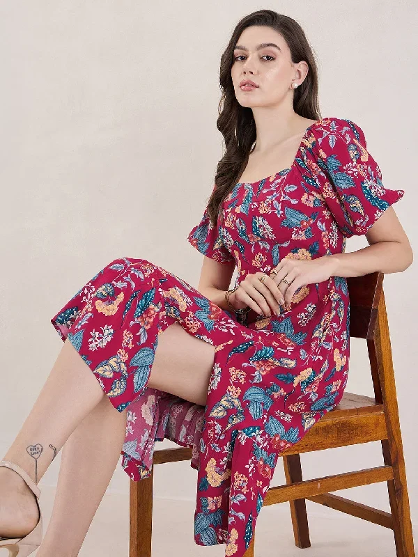 red-floral-front-slit-midi-dress-ff-5377