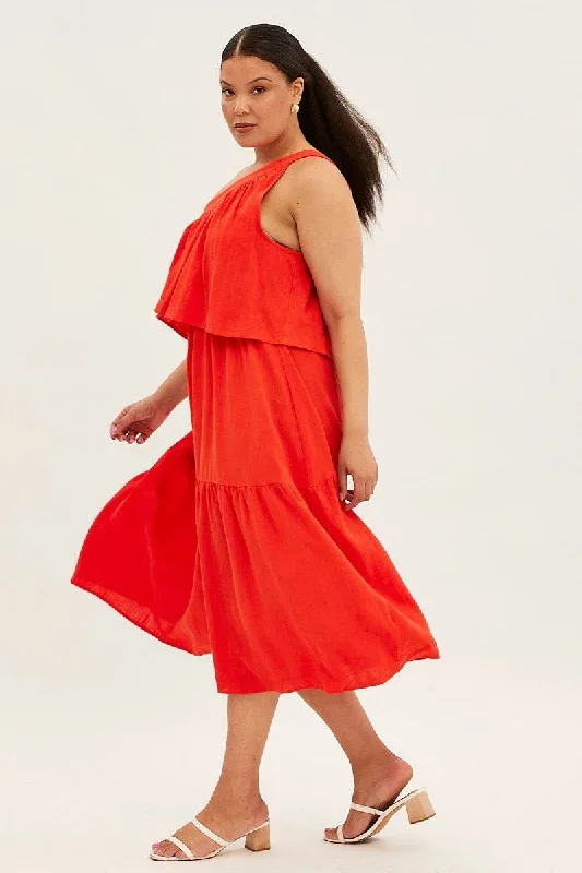 red-midi-dress-one-shoulder-frill-linen-blend-cddk31784-38ab-1