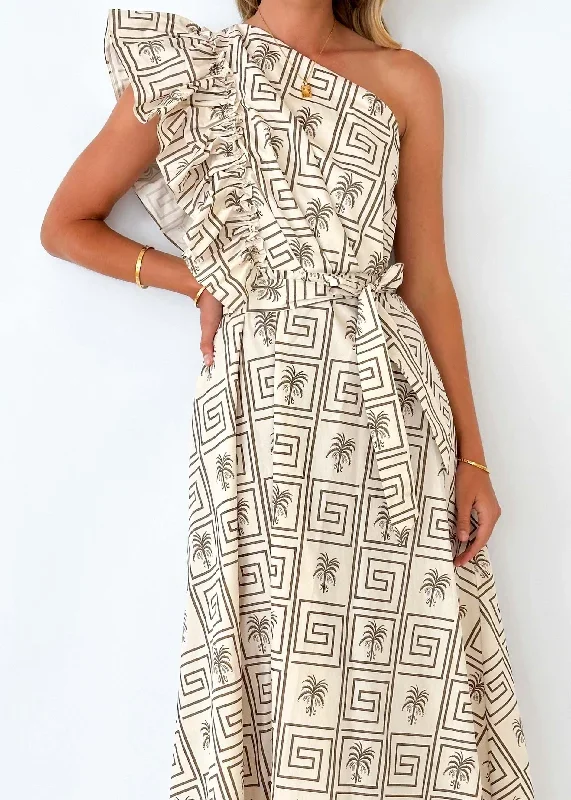 rowler-one-shoulder-midi-dress-champagne-palm