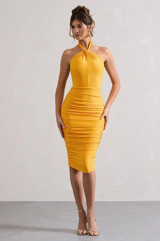 serendipity-mango-halter-neck-knot-midi-dress-cl126092206