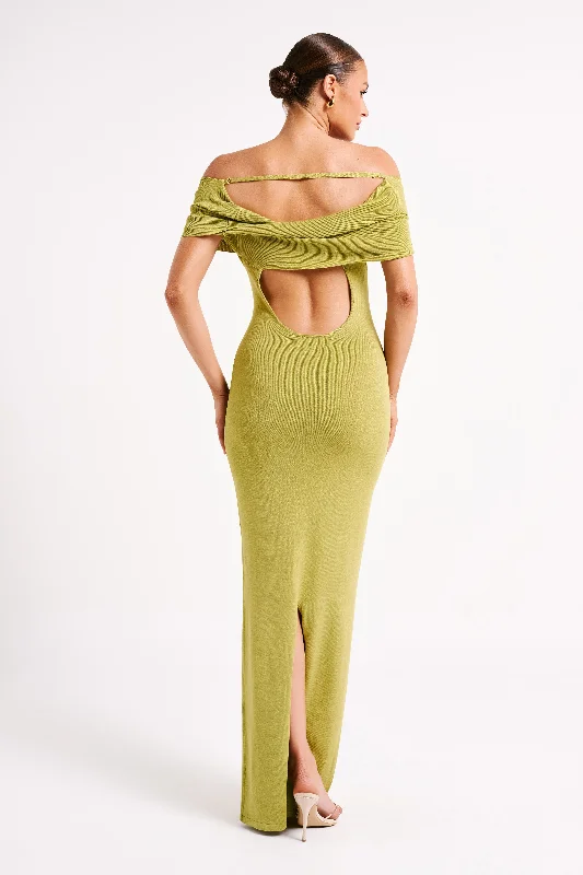 terese-off-shoulder-maxi-dress-parakeet-green