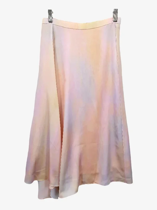 Vince Pastel Slip Midi Skirt Size 6