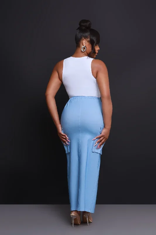 we-cool-high-rise-cargo-maxi-skirt-blue