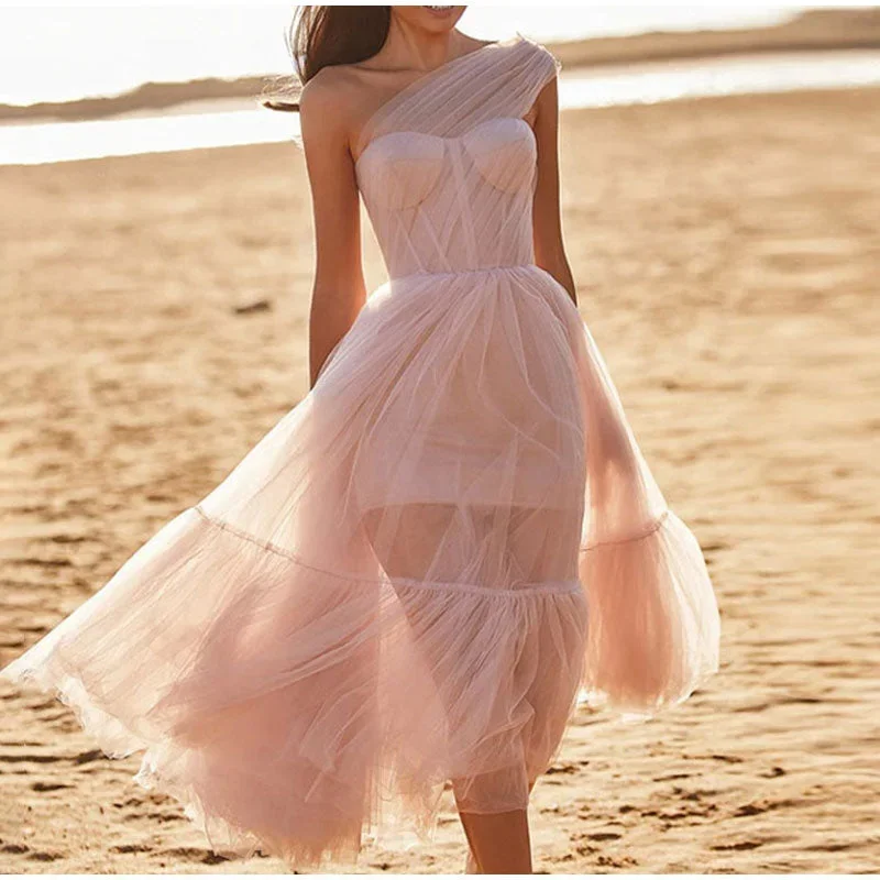 women-elegant-one-shoulder-tulle-long-dress-female-fashion-mesh-evening-party-a-line-tutu-dress-ladies-sleeveless-ball-gown