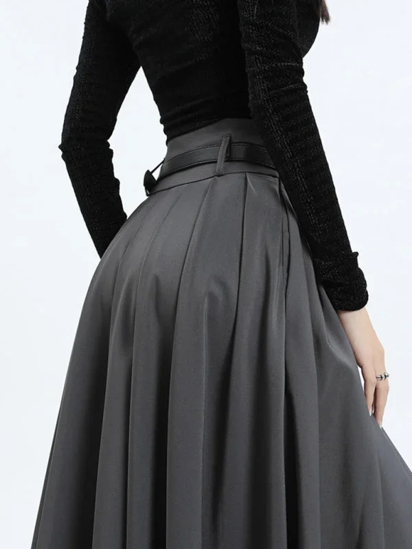 women-s-a-line-pleated-skirt-with-wide-hem