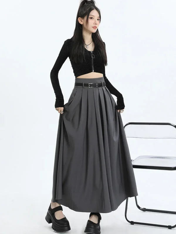 women-s-a-line-pleated-skirt-with-wide-hem