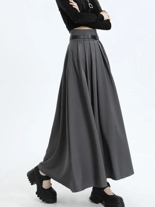 women-s-a-line-pleated-skirt-with-wide-hem