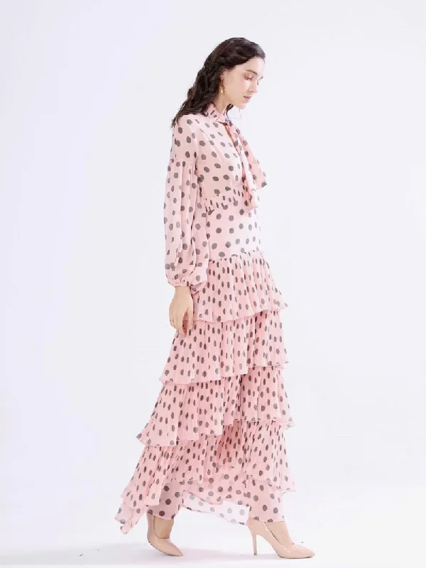 womens-runway-dress-bow-collar-long-sleeves-floral-printed-high-street-tiered-ruffles-elegant-casual-maxi-dress