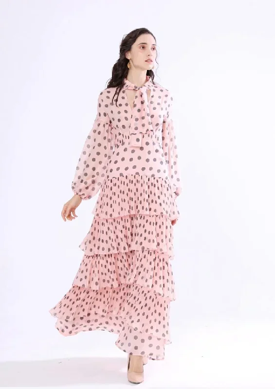 womens-runway-dress-bow-collar-long-sleeves-floral-printed-high-street-tiered-ruffles-elegant-casual-maxi-dress