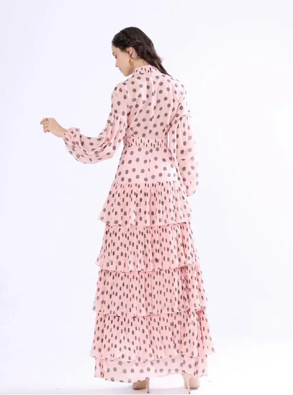 womens-runway-dress-bow-collar-long-sleeves-floral-printed-high-street-tiered-ruffles-elegant-casual-maxi-dress